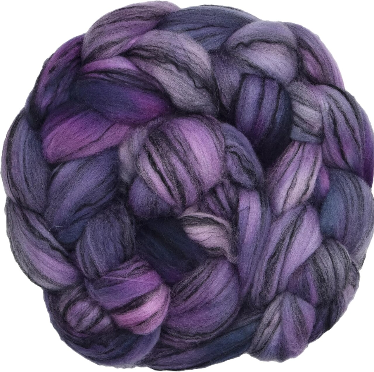 Hand Dyed Merino Wool Roving Blended with Tencel: Gorgeous tonal colorways for easy needle felting, hand spinning or weaving. Choose 1oz or 4oz